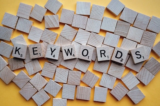 A picture showing keywords.